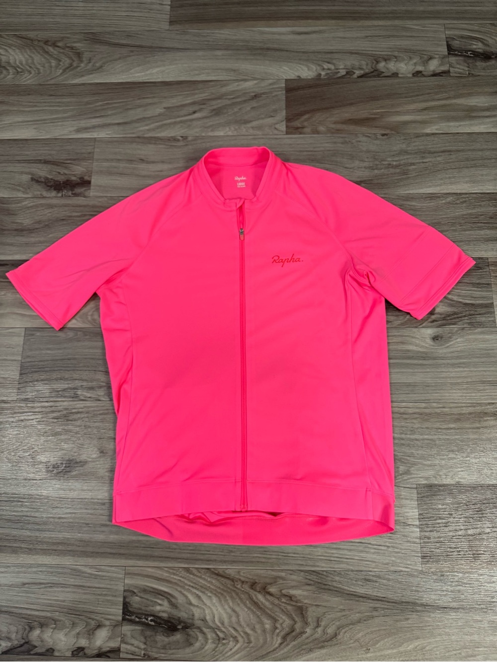 Rapha Men's Short Sleeve Core Cycling Jersey in Pink Size Large